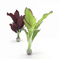 Набор декор. растений &quot;Silk plant set medium green&purple&quot;