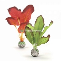 Набор декор. растений &quot;Silk plant set small green&red&quot;